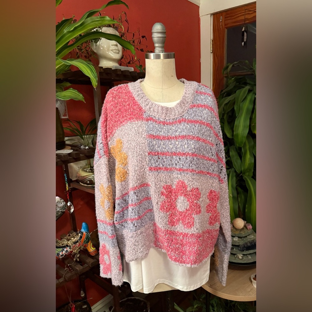 Moon & Madison Multicolor Knit Sweater